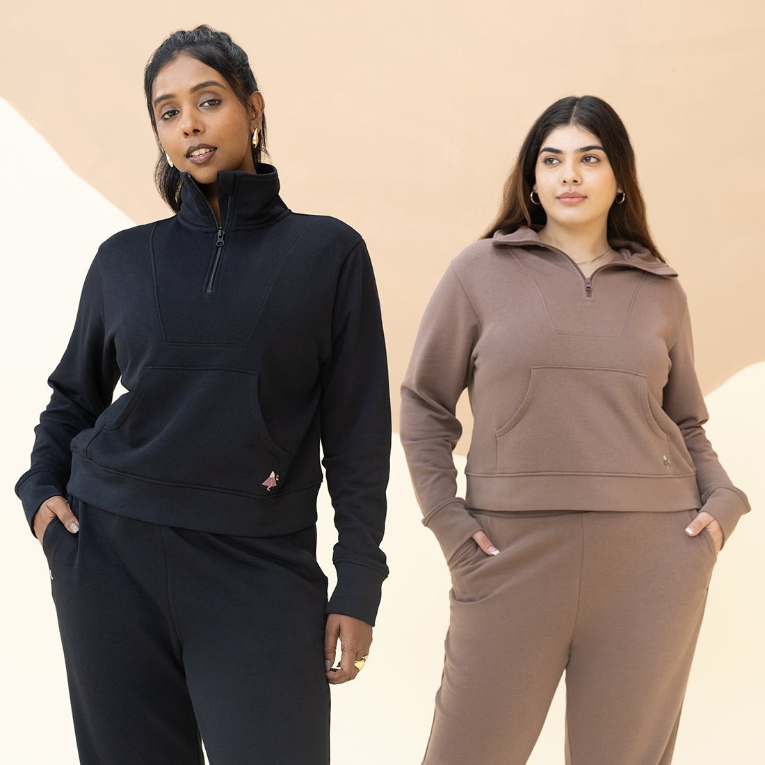 BlissTerry™ Cotton Pullover with Zipper - BlissClub