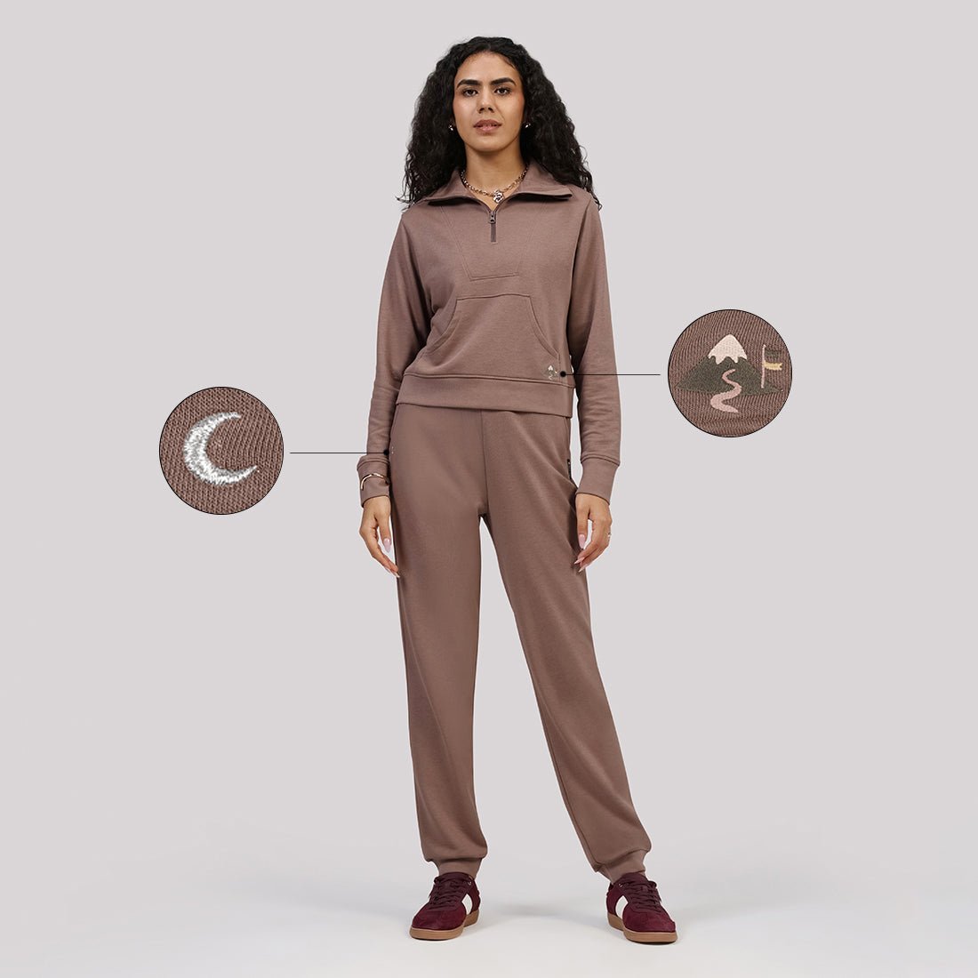 BlissTerry™ Cotton Pullover with Zipper - BlissClub