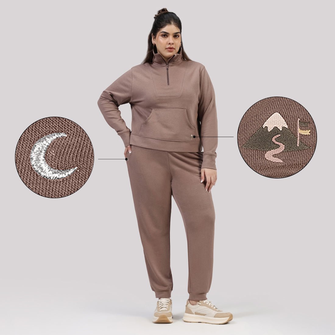 BlissTerry™ Cotton Pullover with Zipper - BlissClub