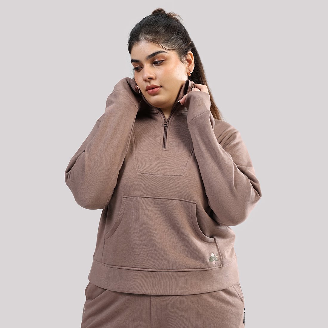BlissTerry™ Cotton Pullover with Zipper - BlissClub