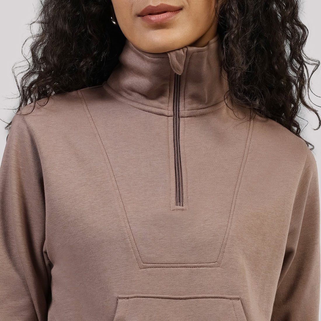 BlissTerry™ Cotton Pullover with Zipper - BlissClub