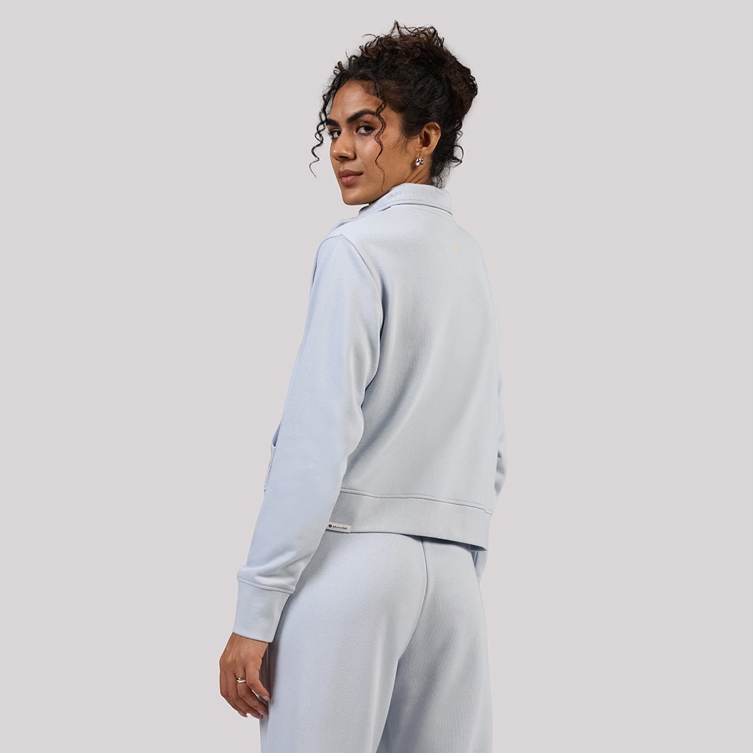 BlissTerry™ Cotton Pullover with Zipper - BlissClub
