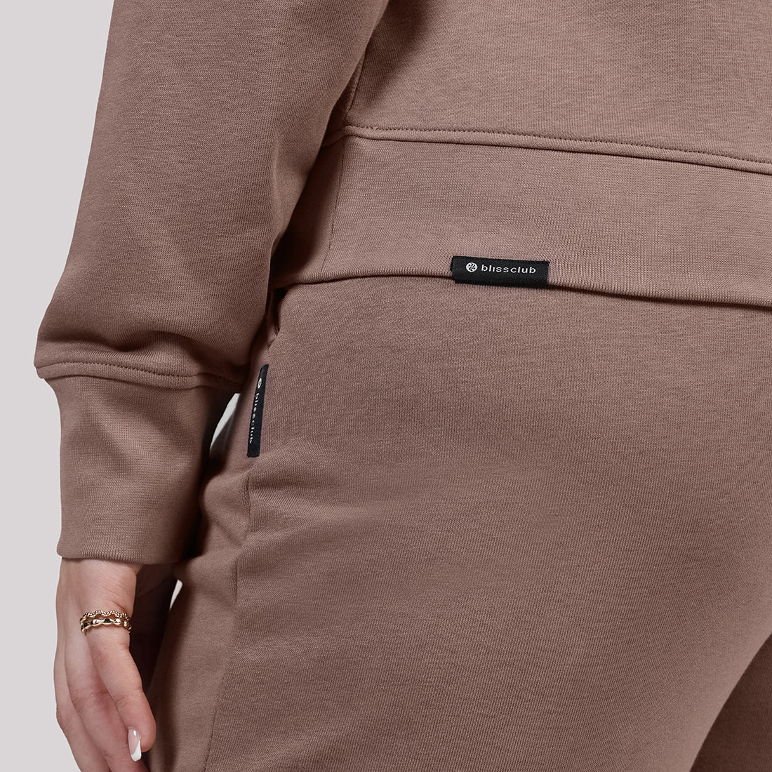 BlissTerry™ Cotton Pullover with Zipper - BlissClub