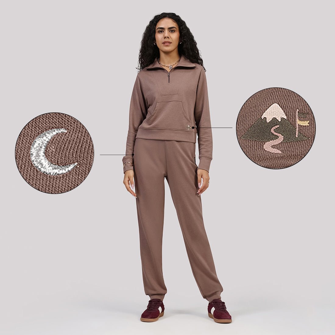 BlissTerry™ Cotton Pullover with Zipper - BlissClub