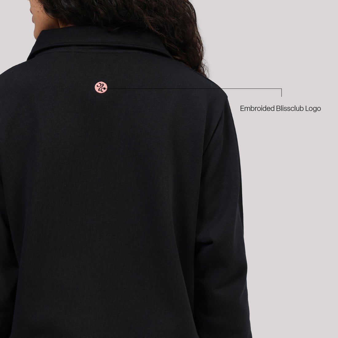 BlissTerry™ Cotton Pullover with Zipper - BlissClub