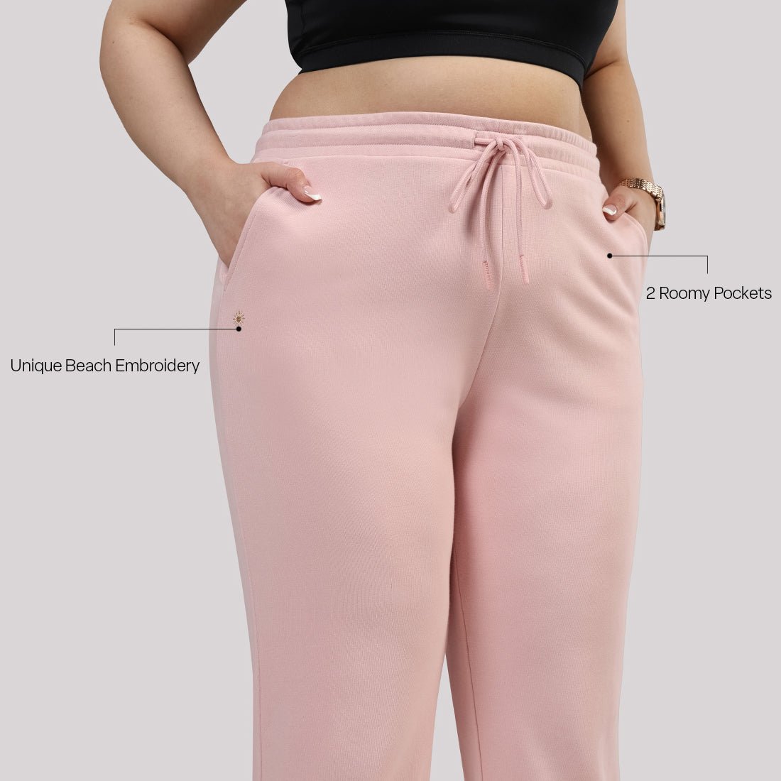 BlissTerry™ Cotton Straight Pants - BlissClub