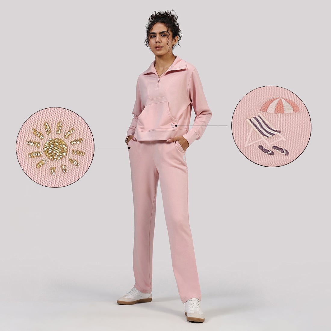 BlissTerry™ Cotton Straight Pants - BlissClub