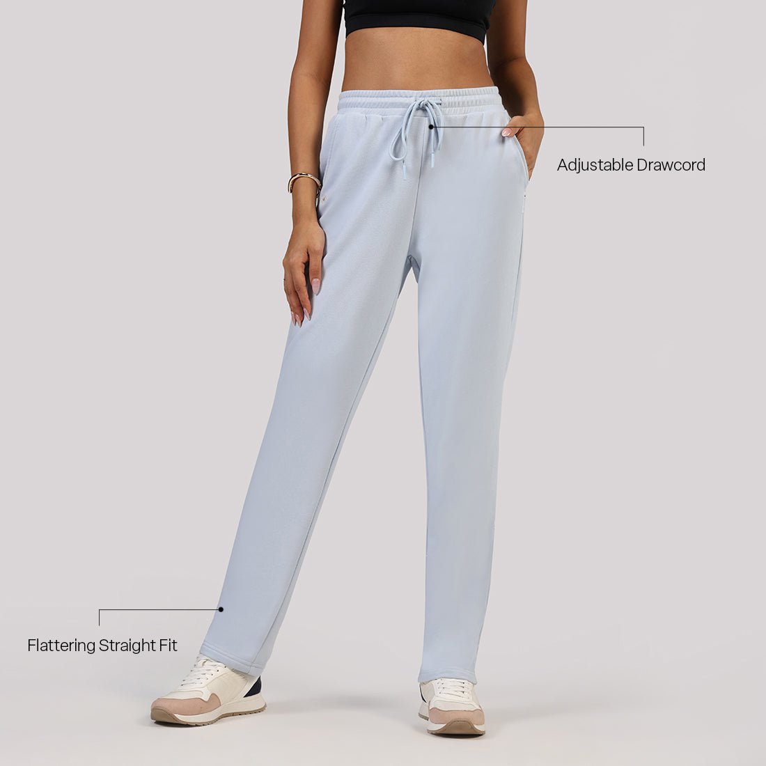BlissTerry™ Cotton Straight Pants - BlissClub
