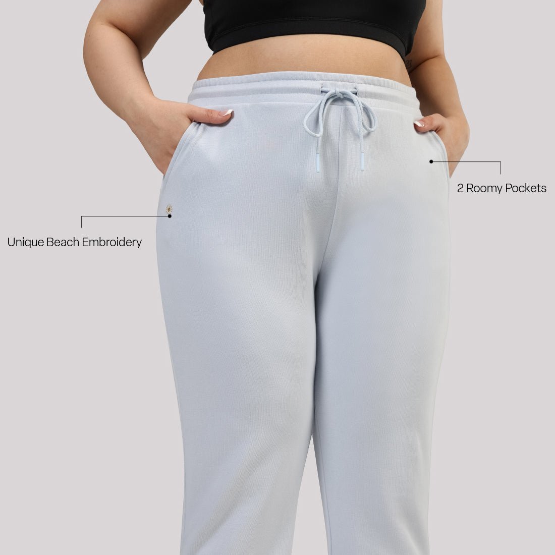 BlissTerry™ Cotton Straight Pants - BlissClub