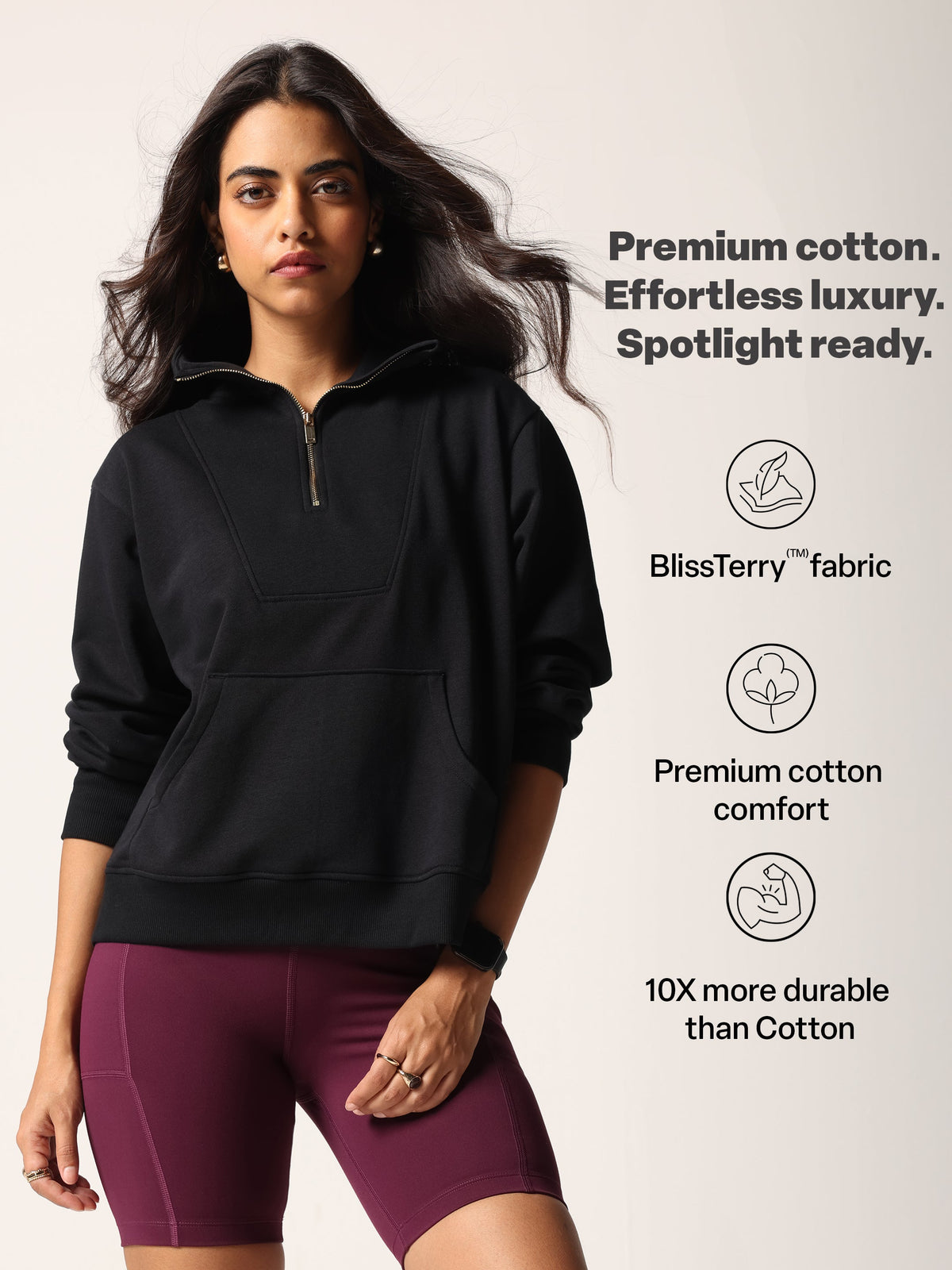BlissTerry™ Half Zip Jacket - BlissClub