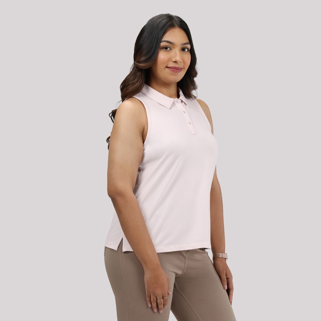 Classic Pique Sleeveless Polo - BlissClub