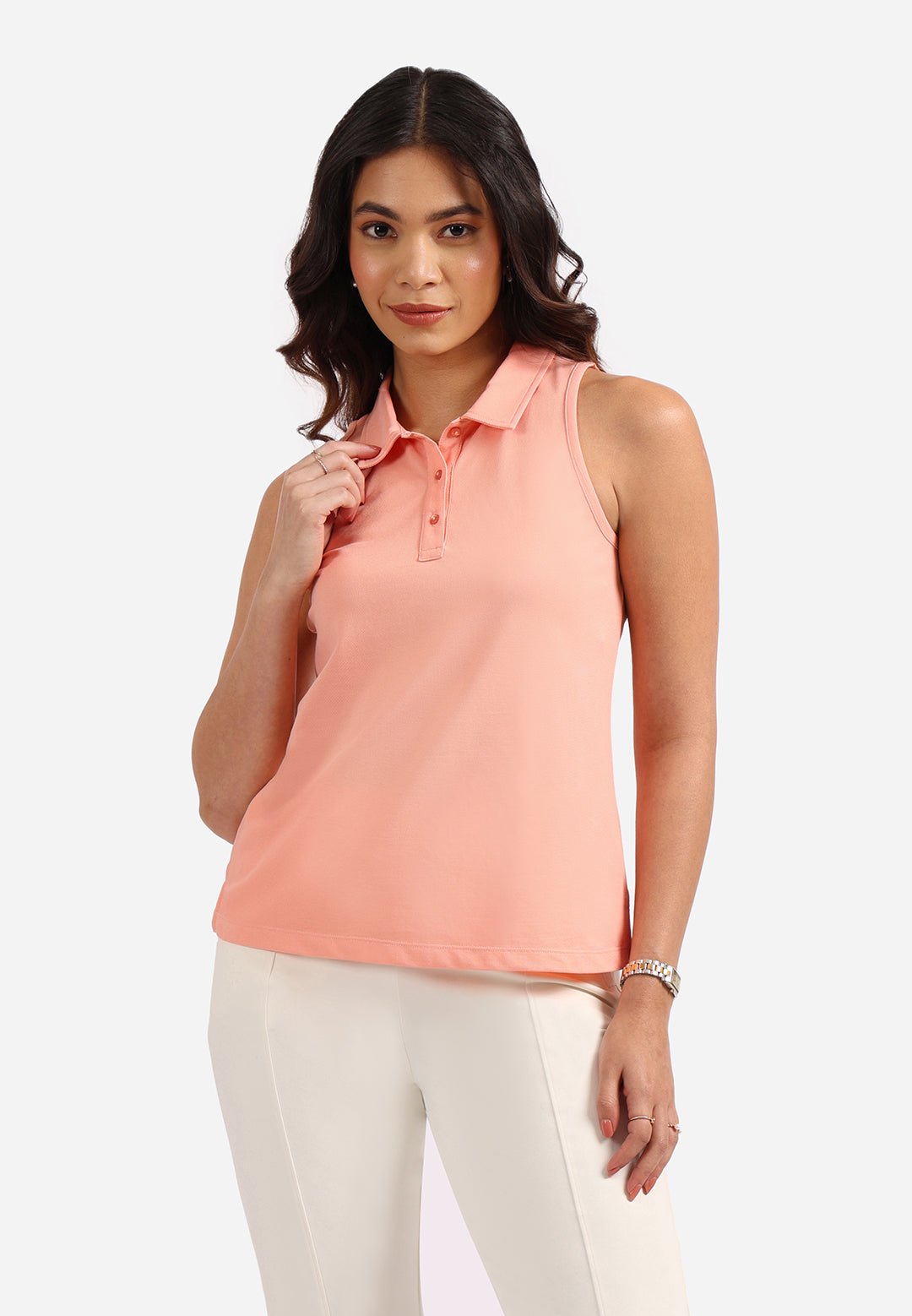 Classic Pique Sleeveless Tank - BlissClub
