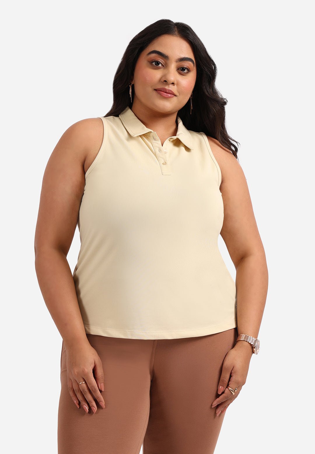 Classic Pique Sleeveless Tank - BlissClub