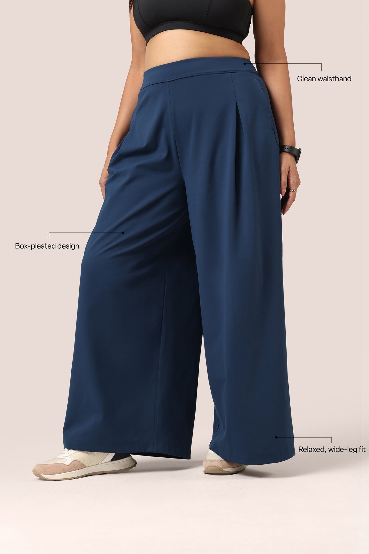 Cloud Box Pleated Korean Pant - BlissClub