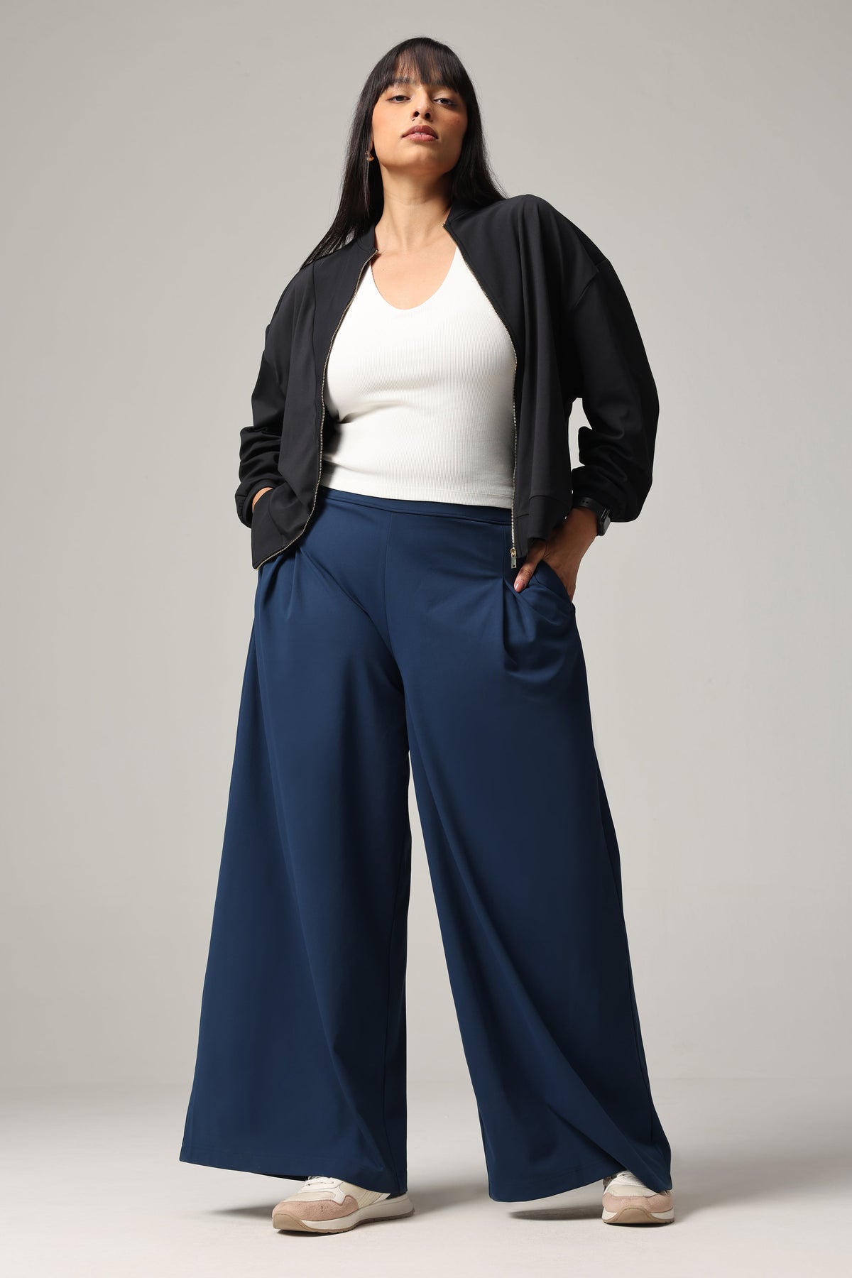 Cloud Box Pleated Korean Pant - BlissClub