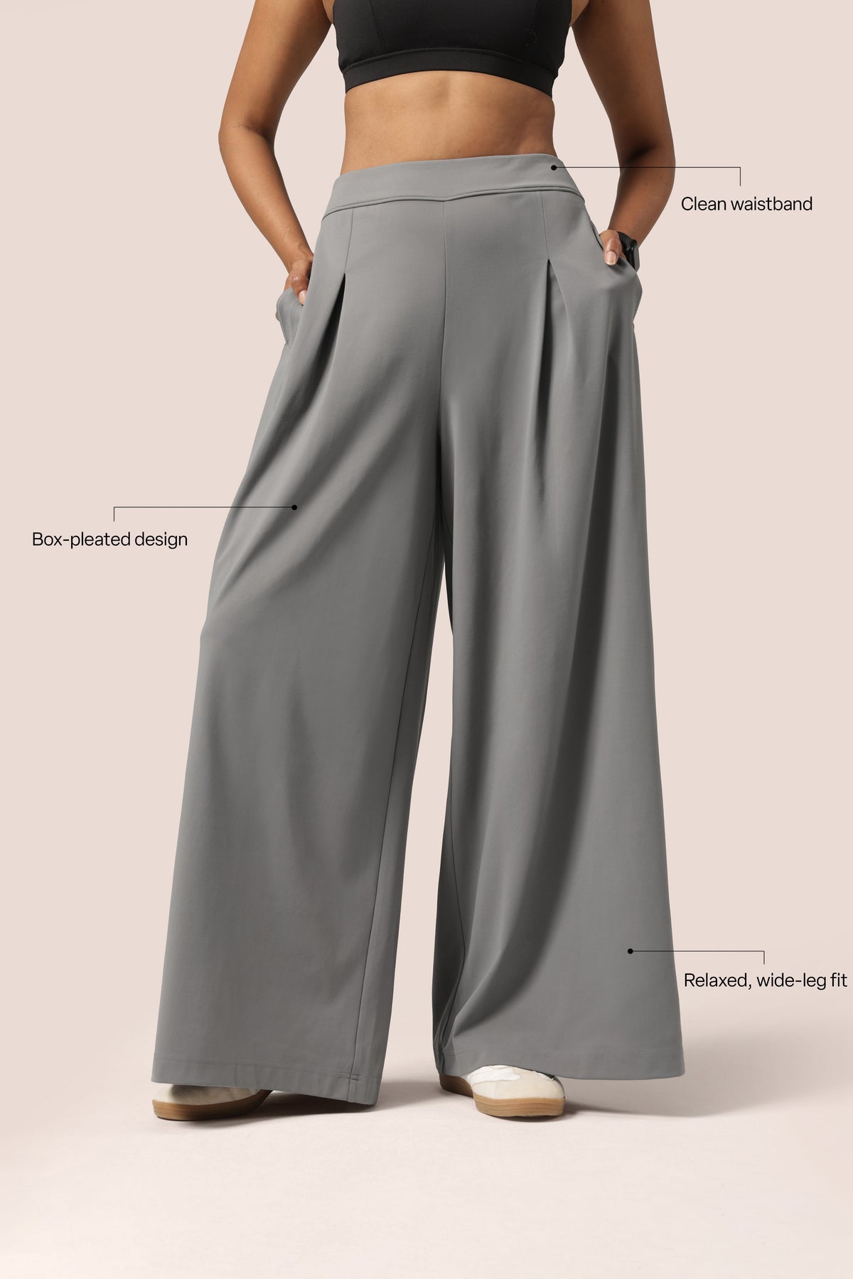 Cloud Box Pleated Korean Pant - BlissClub