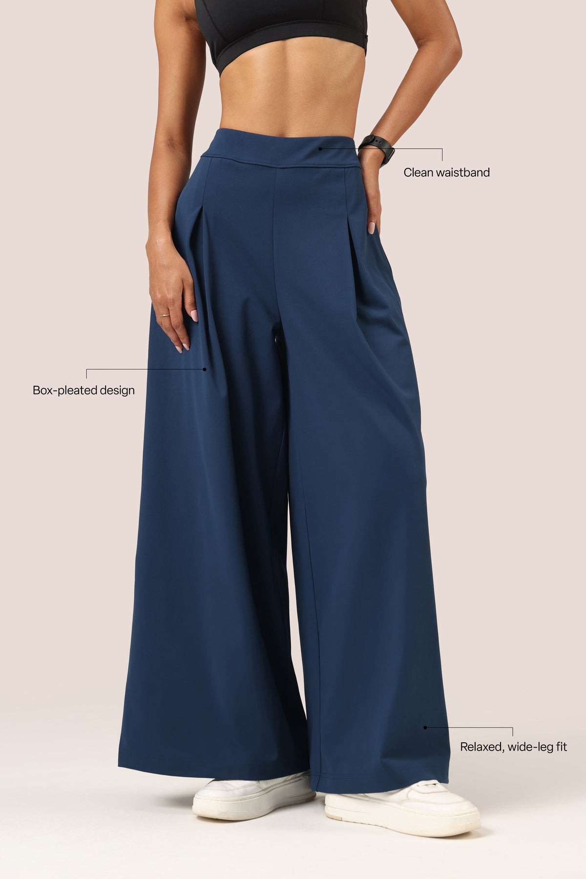 Cloud Box Pleated Korean Pant - BlissClub