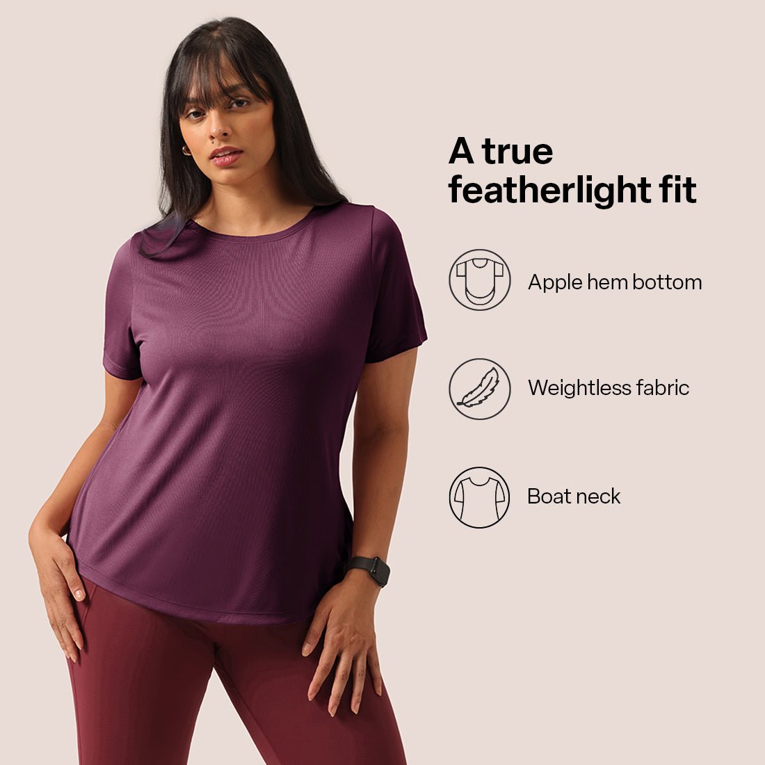 CloudFlex Apple Hem Tee - BlissClub