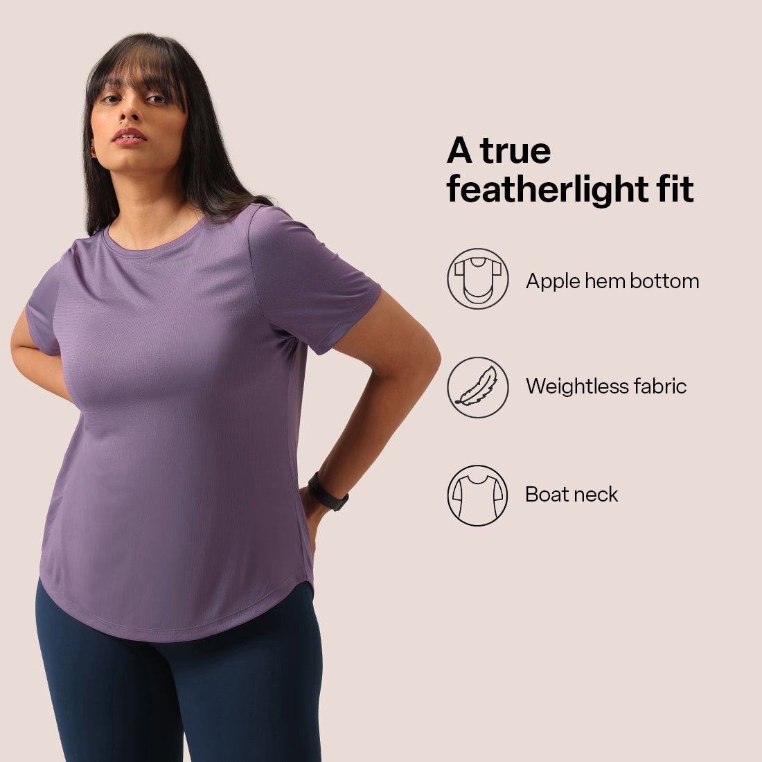 CloudFlex Apple Hem Tee - BlissClub