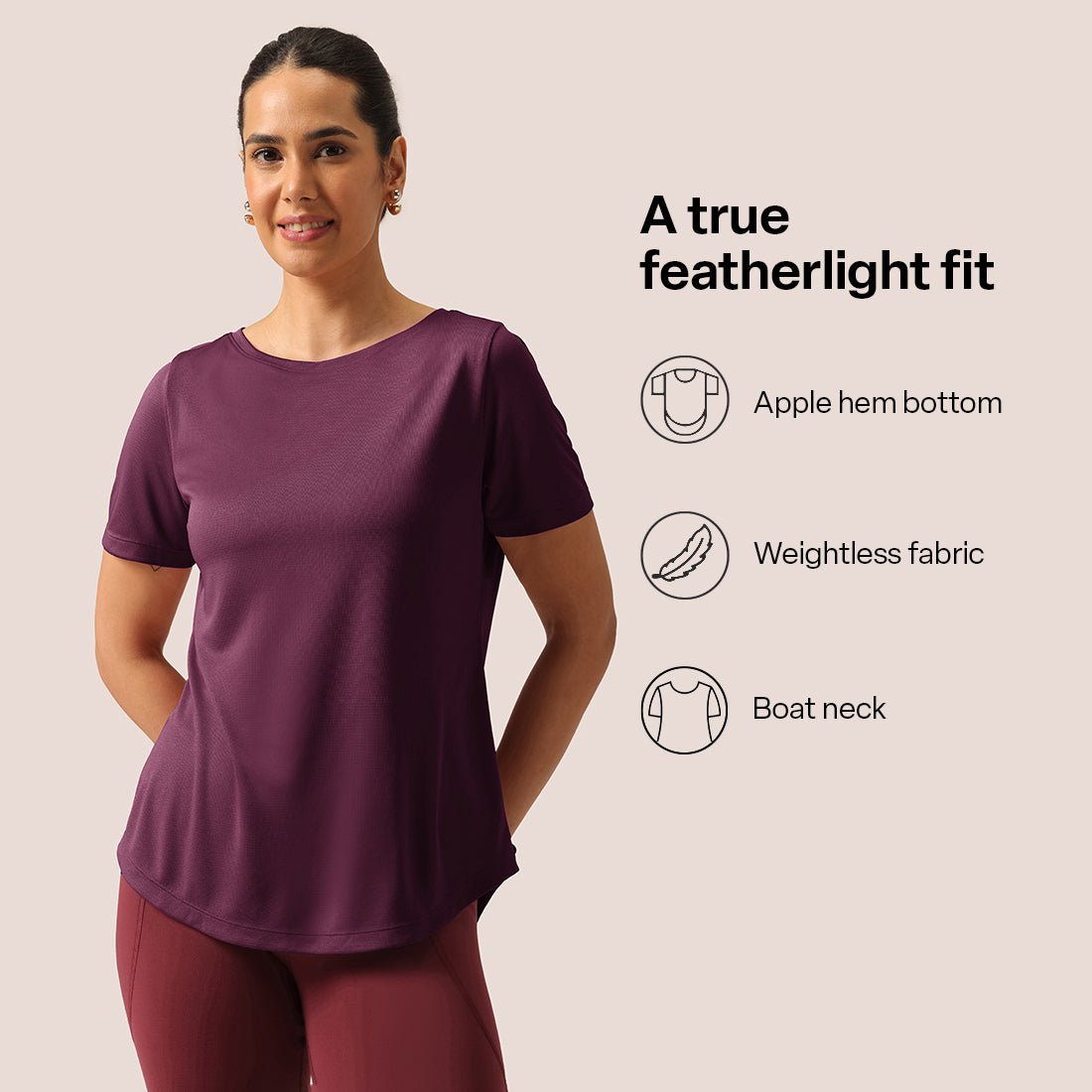 CloudFlex Apple Hem Tee - BlissClub