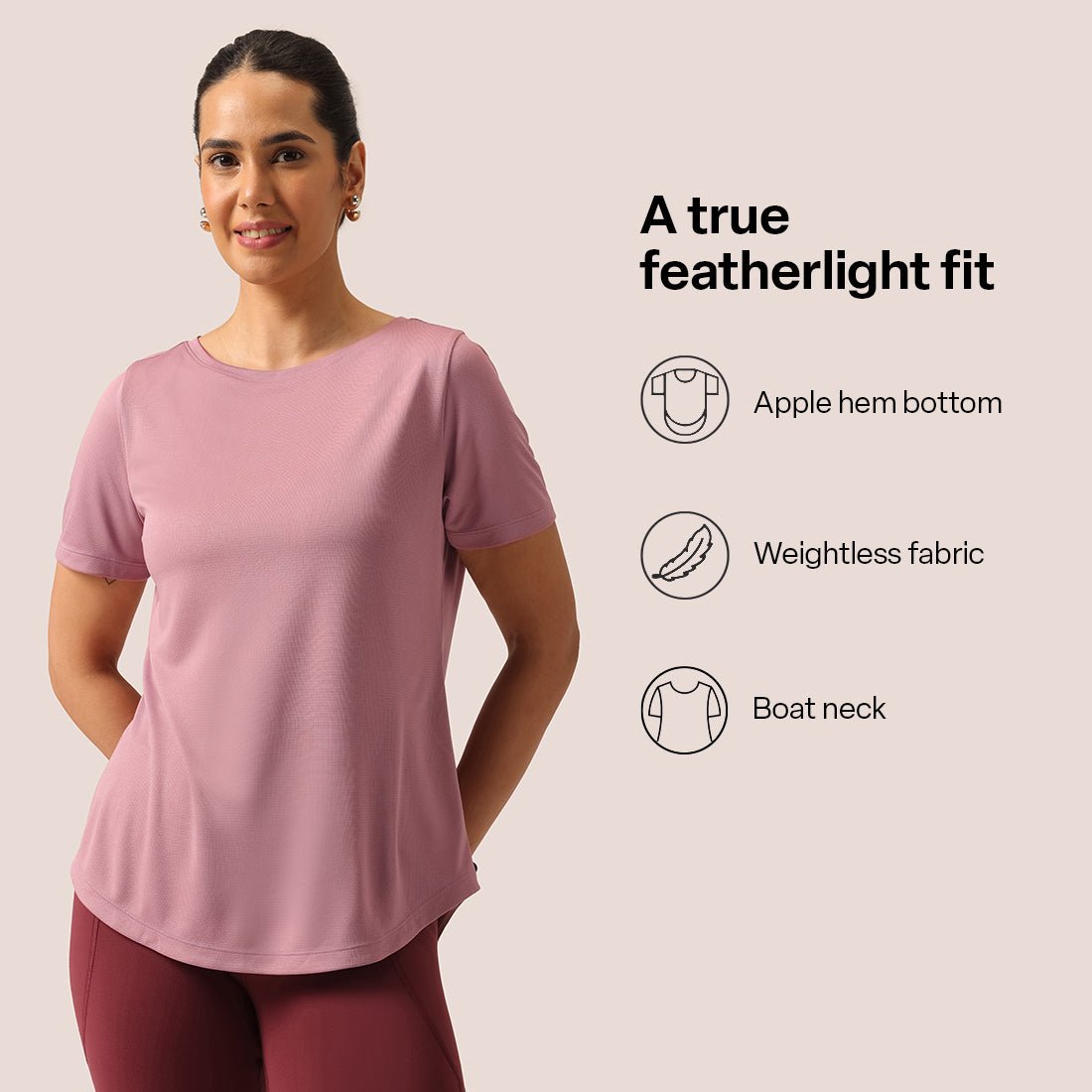 CloudFlex Apple Hem Tee - BlissClub