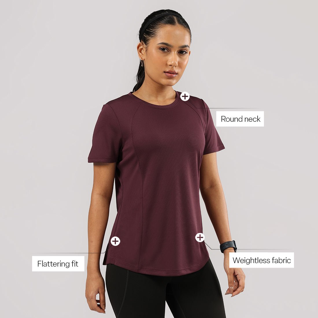 CloudFlex Round Neck Tee - BlissClub