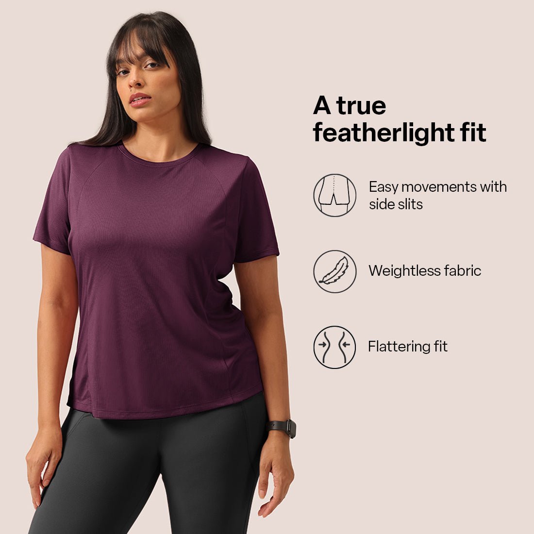 CloudFlex Round Neck Tee - BlissClub