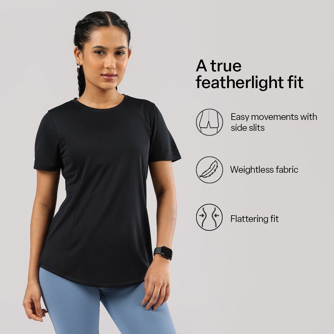 CloudFlex Round Neck Tee - BlissClub