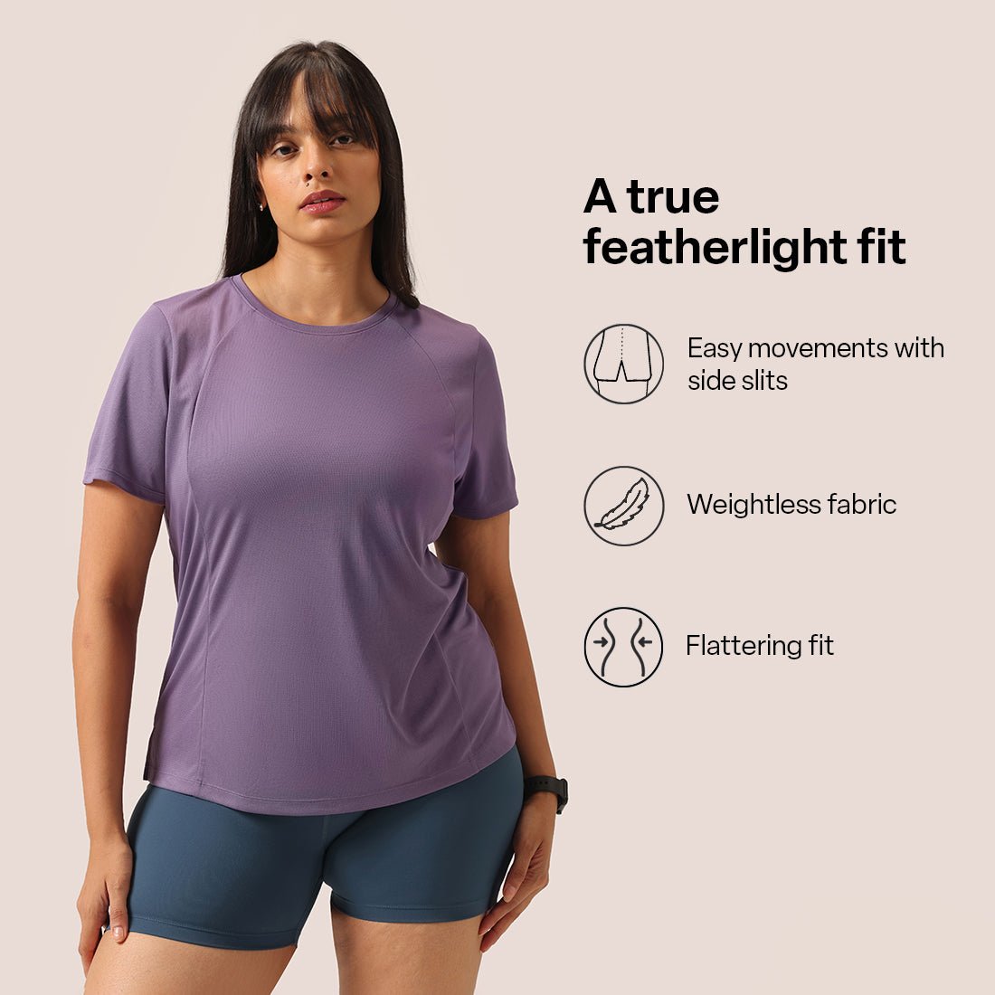 CloudFlex Round Neck Tee - BlissClub