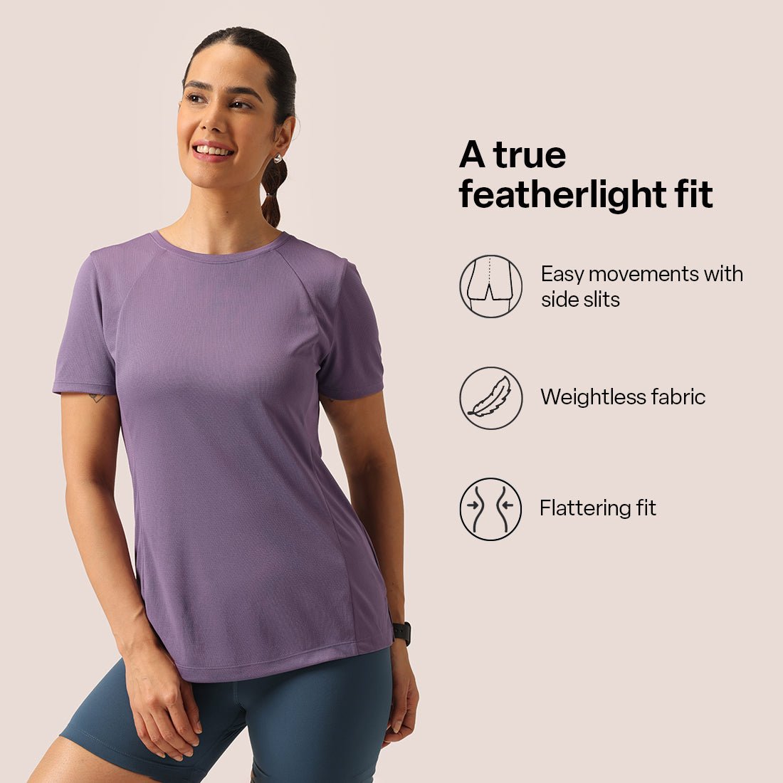 CloudFlex Round Neck Tee - BlissClub