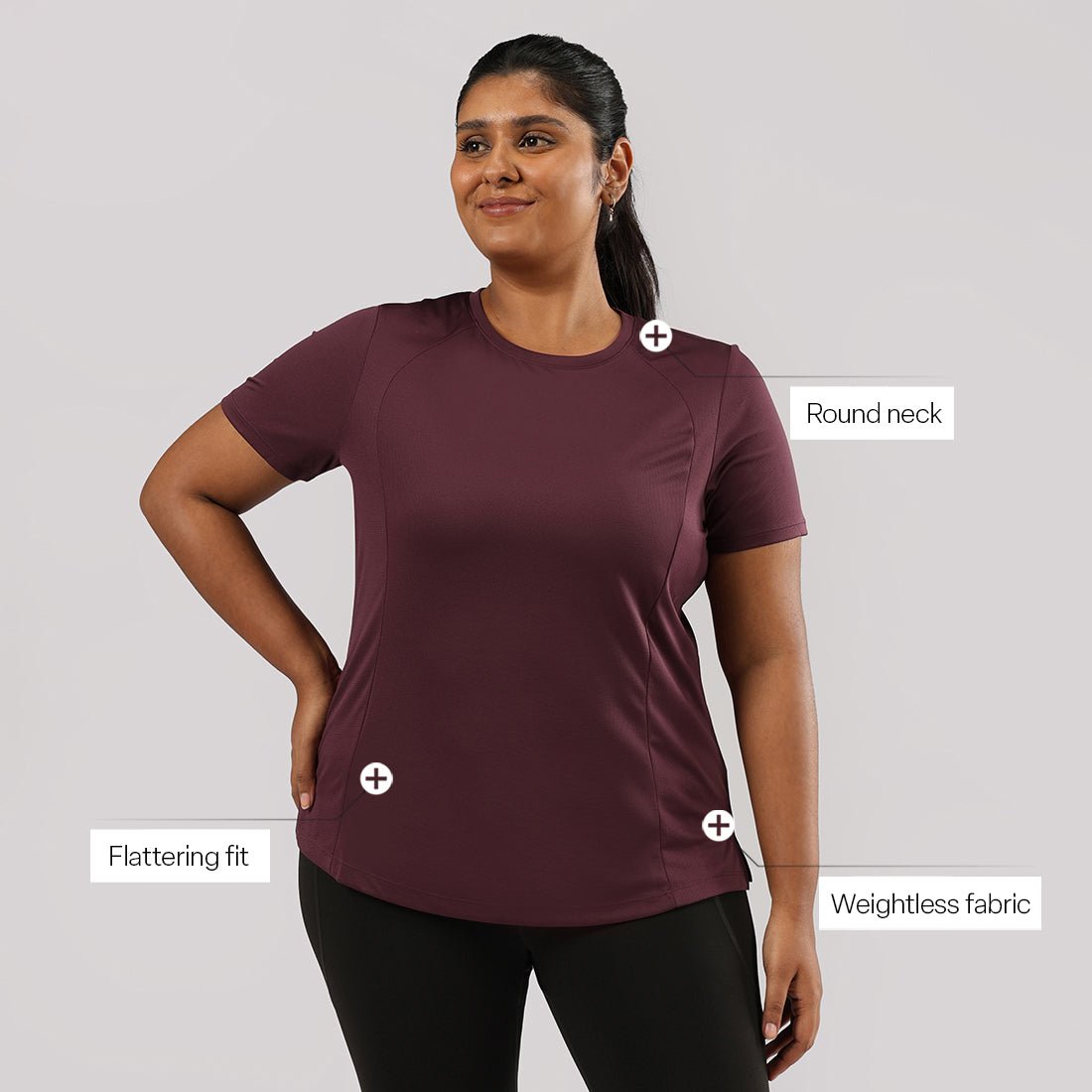 CloudFlex Round Neck Tee - BlissClub