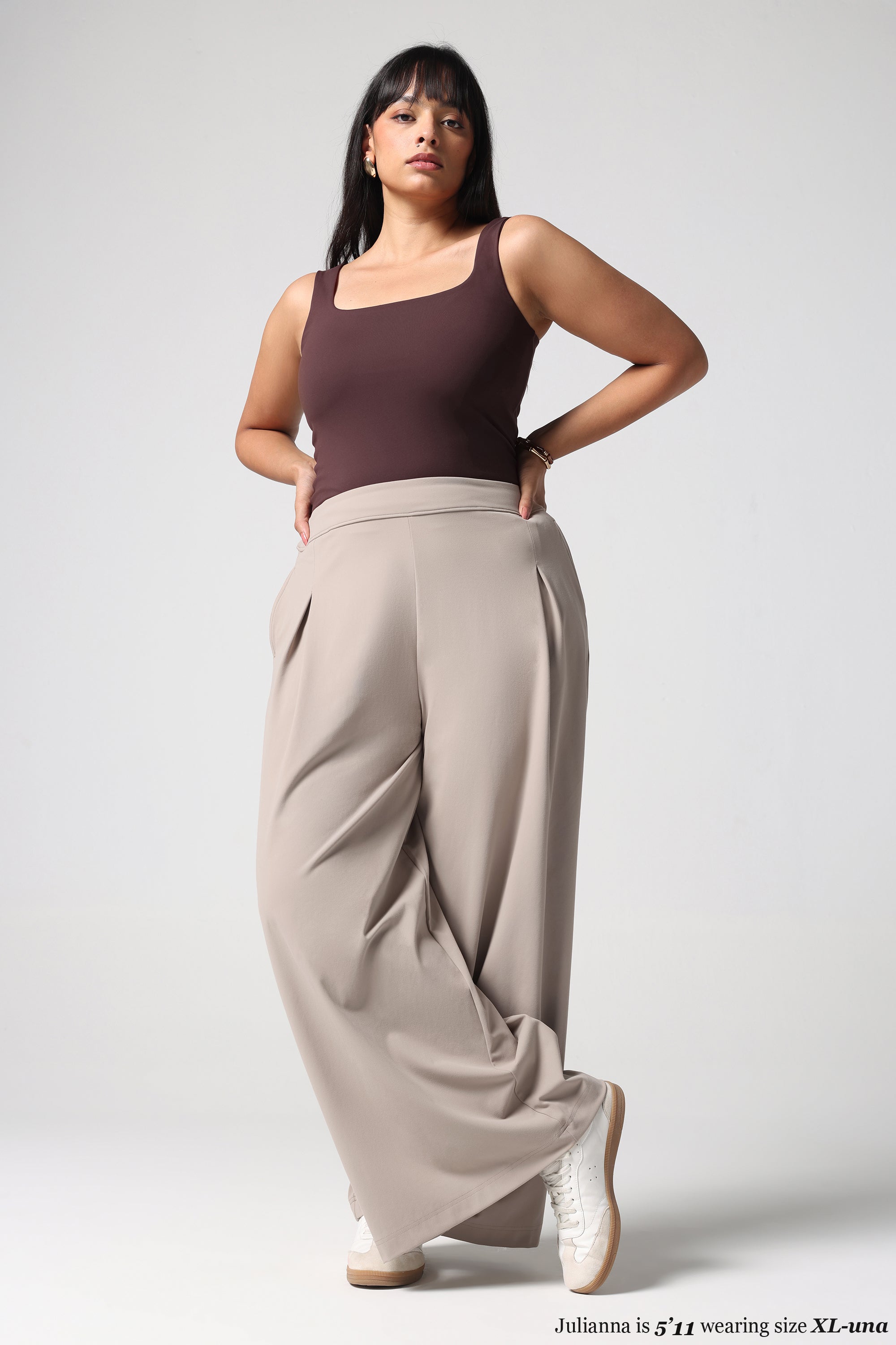 Cloud Box Pleated Korean Pant