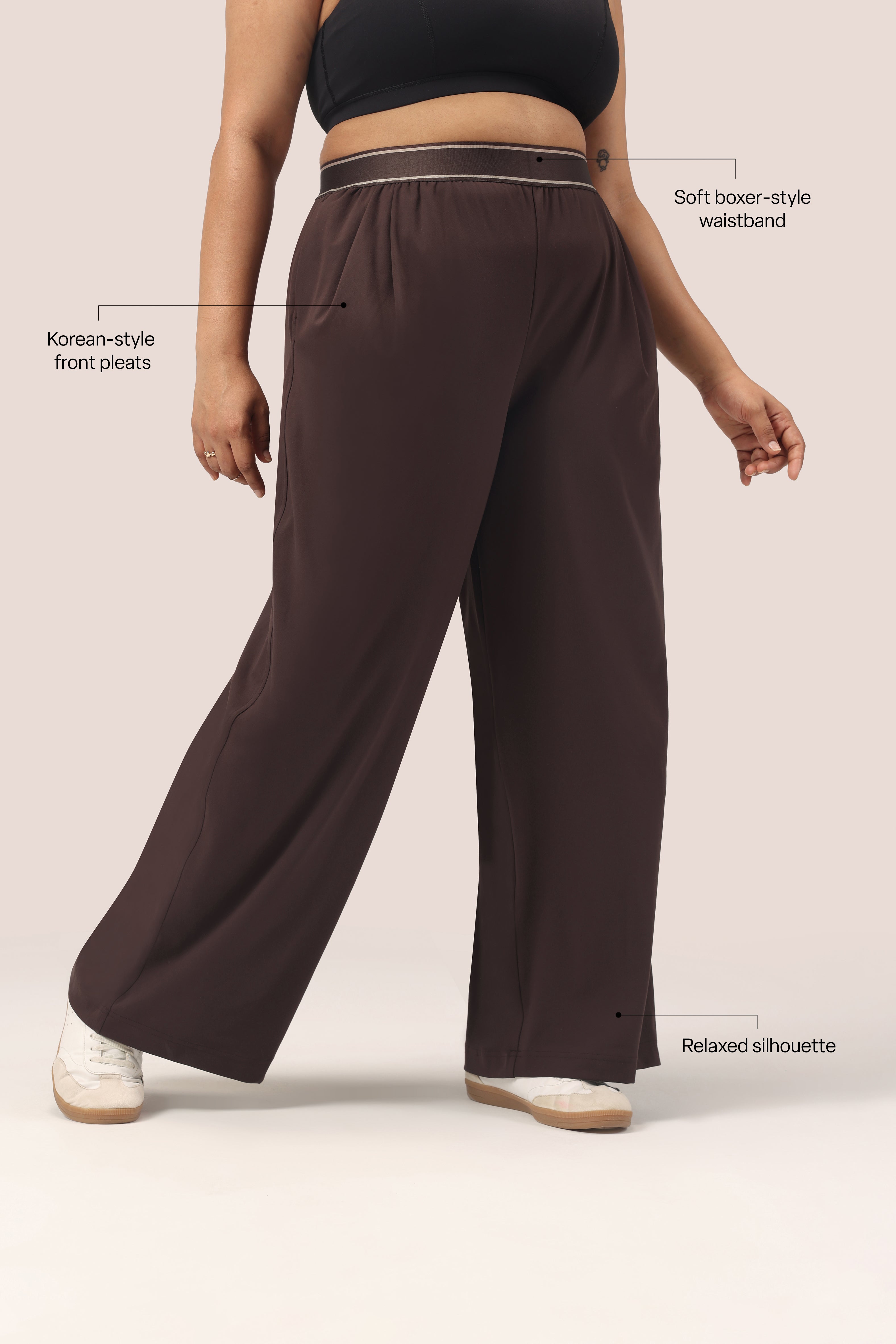 Cloud Korean Active Wide Pants