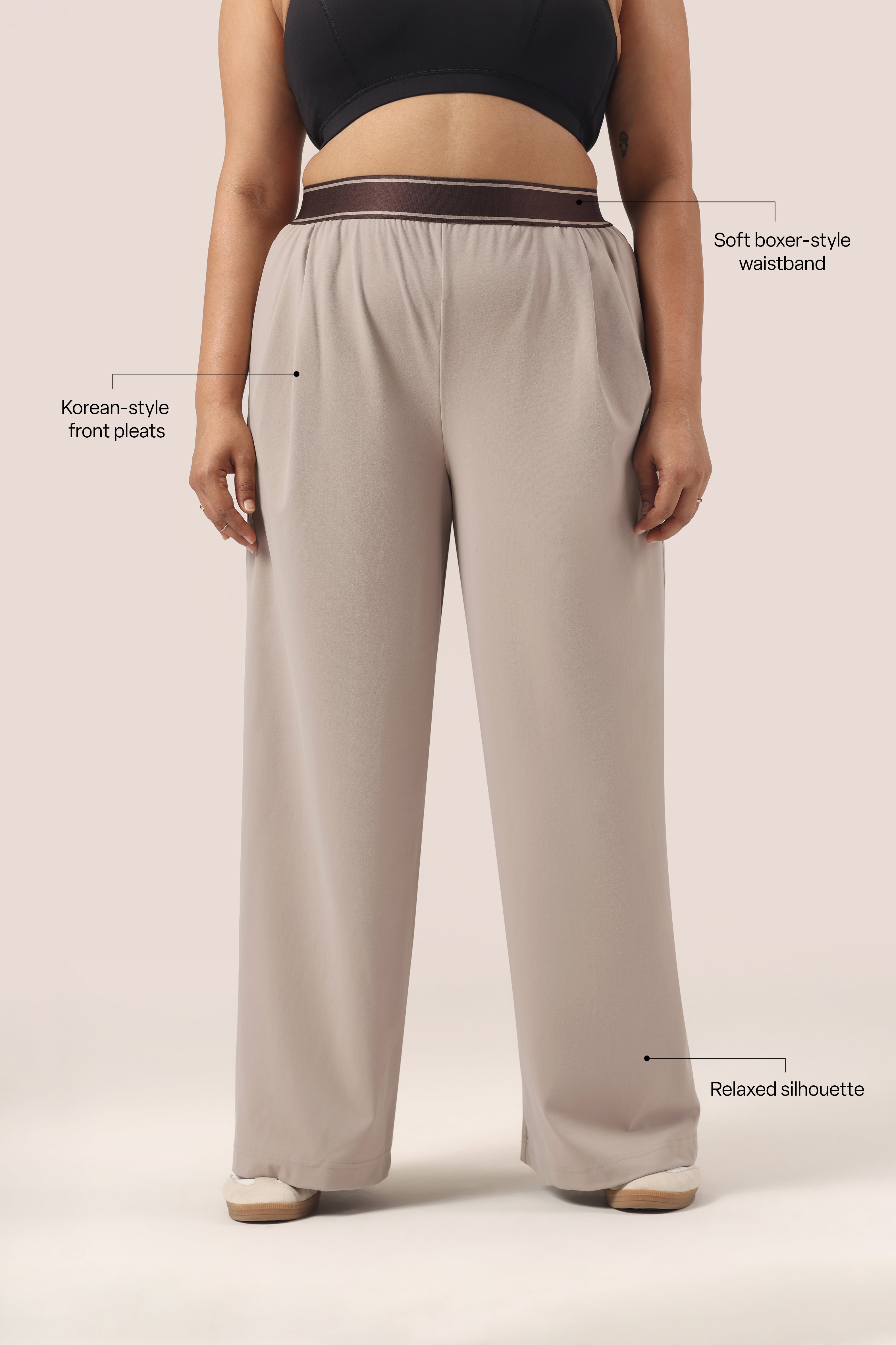 Cloud Korean Active Wide Pants
