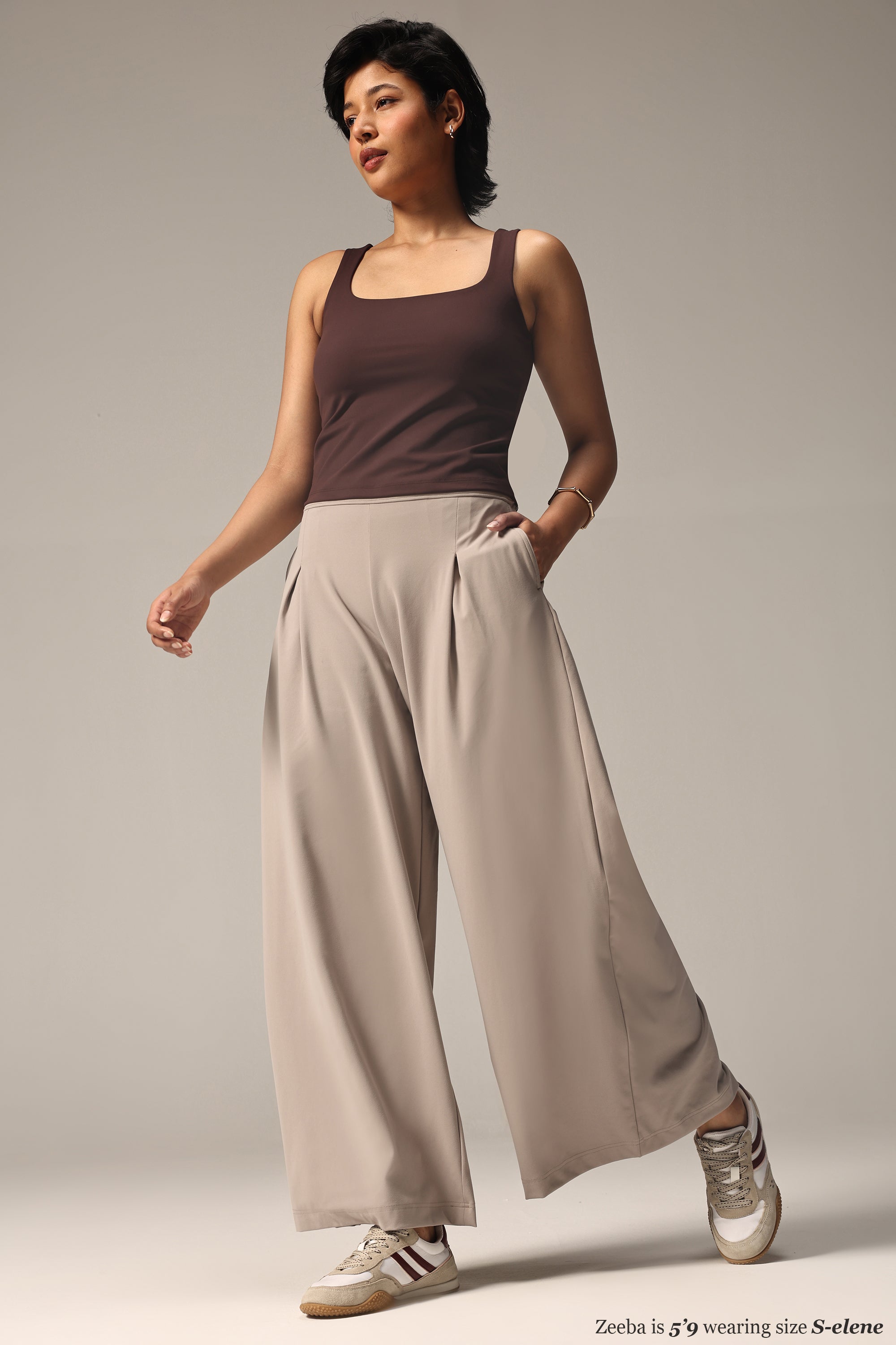 Cloud Box Pleated Korean Pant