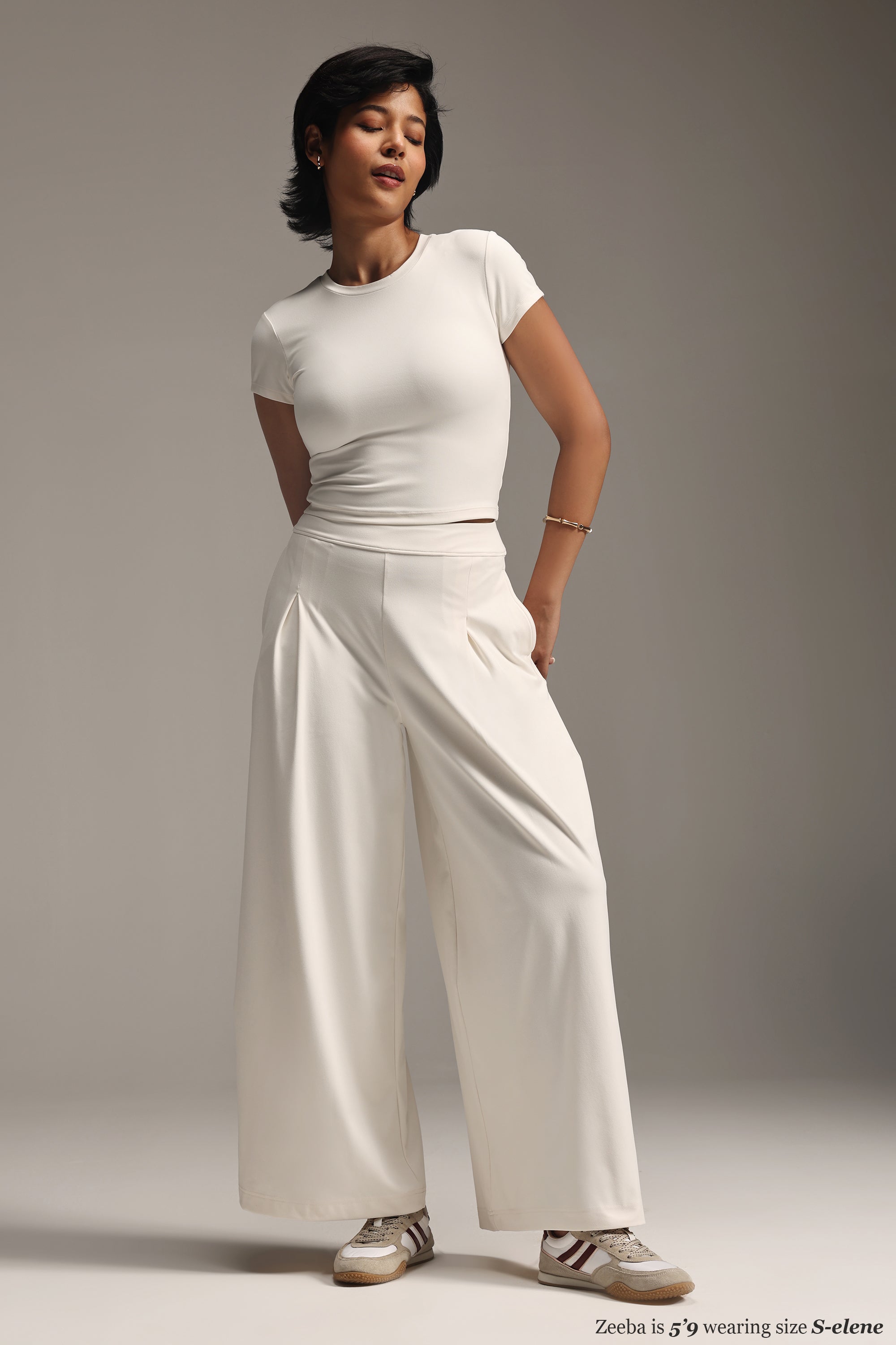 Cloud Box Pleated Korean Pant