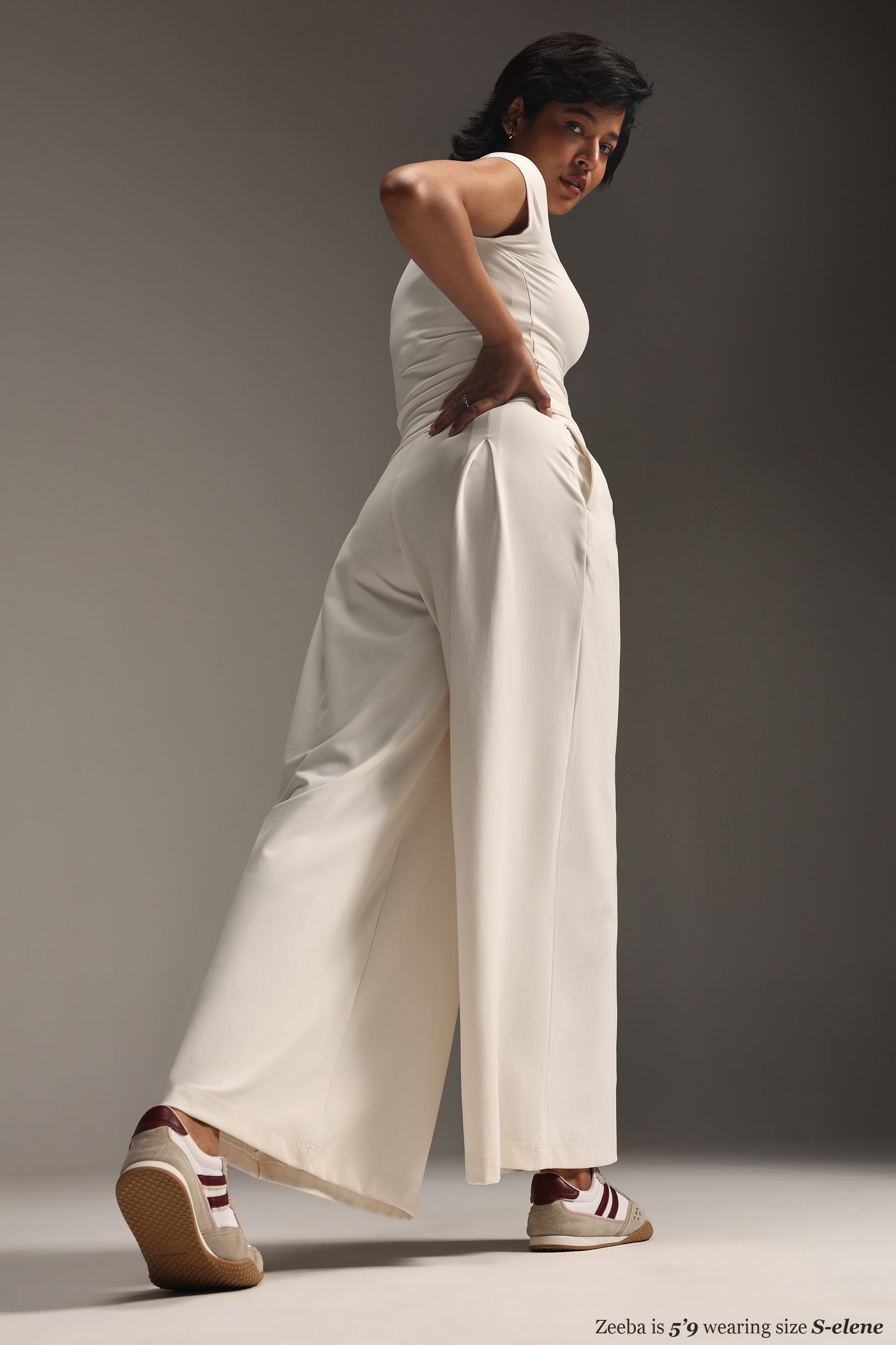Cloud Box Pleated Korean Pant