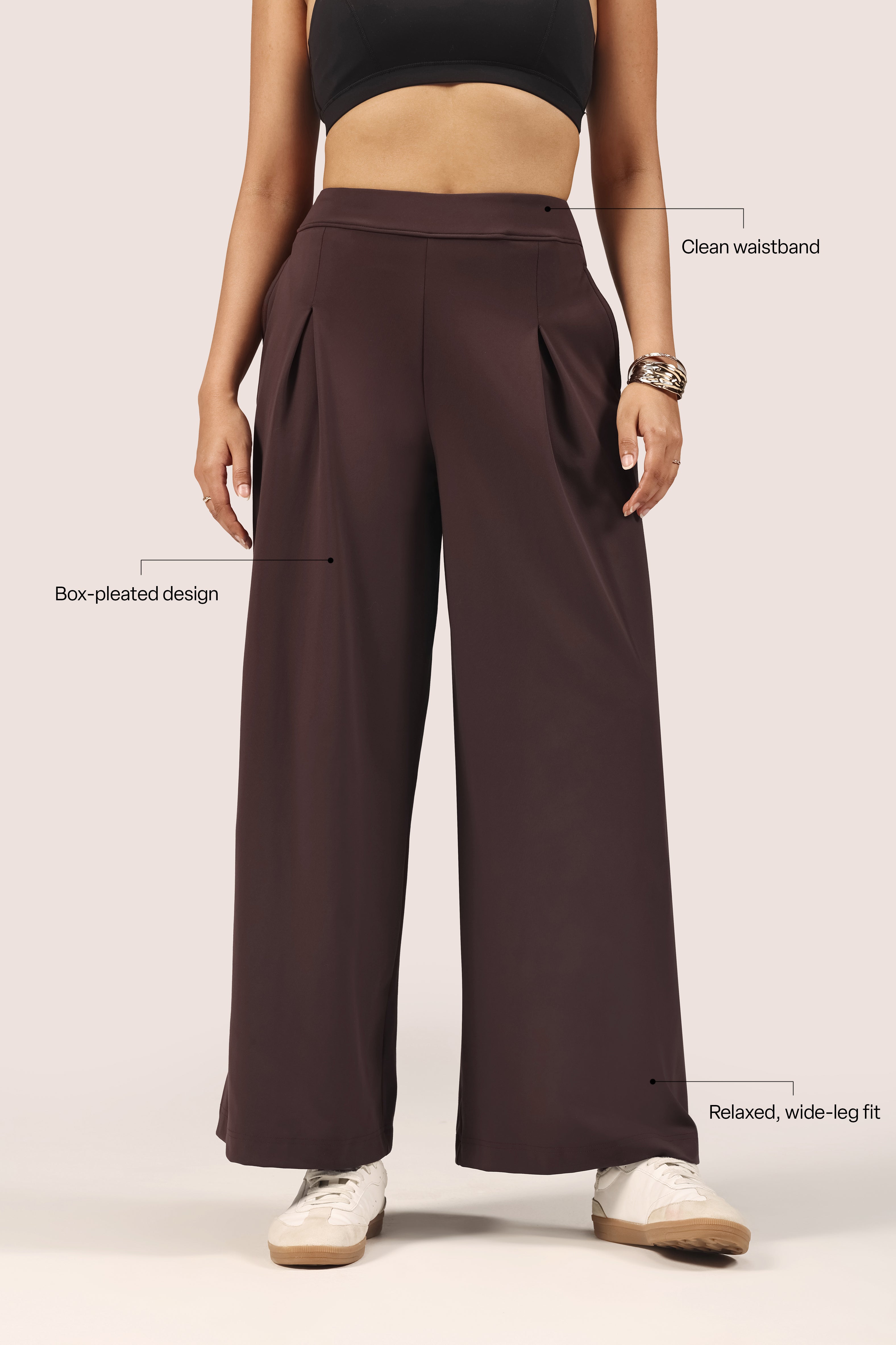 Cloud Box Pleated Korean Pant