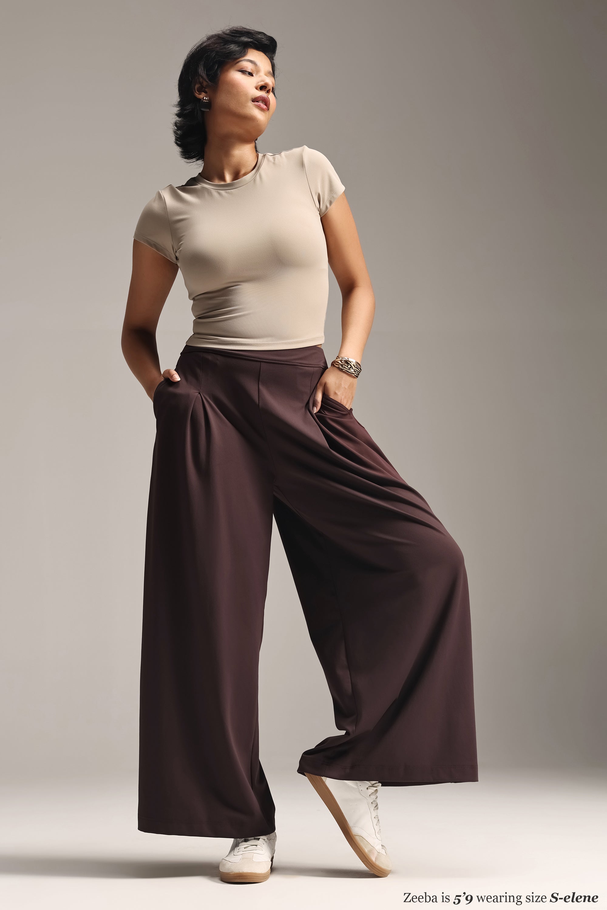 Cloud Box Pleated Korean Pant