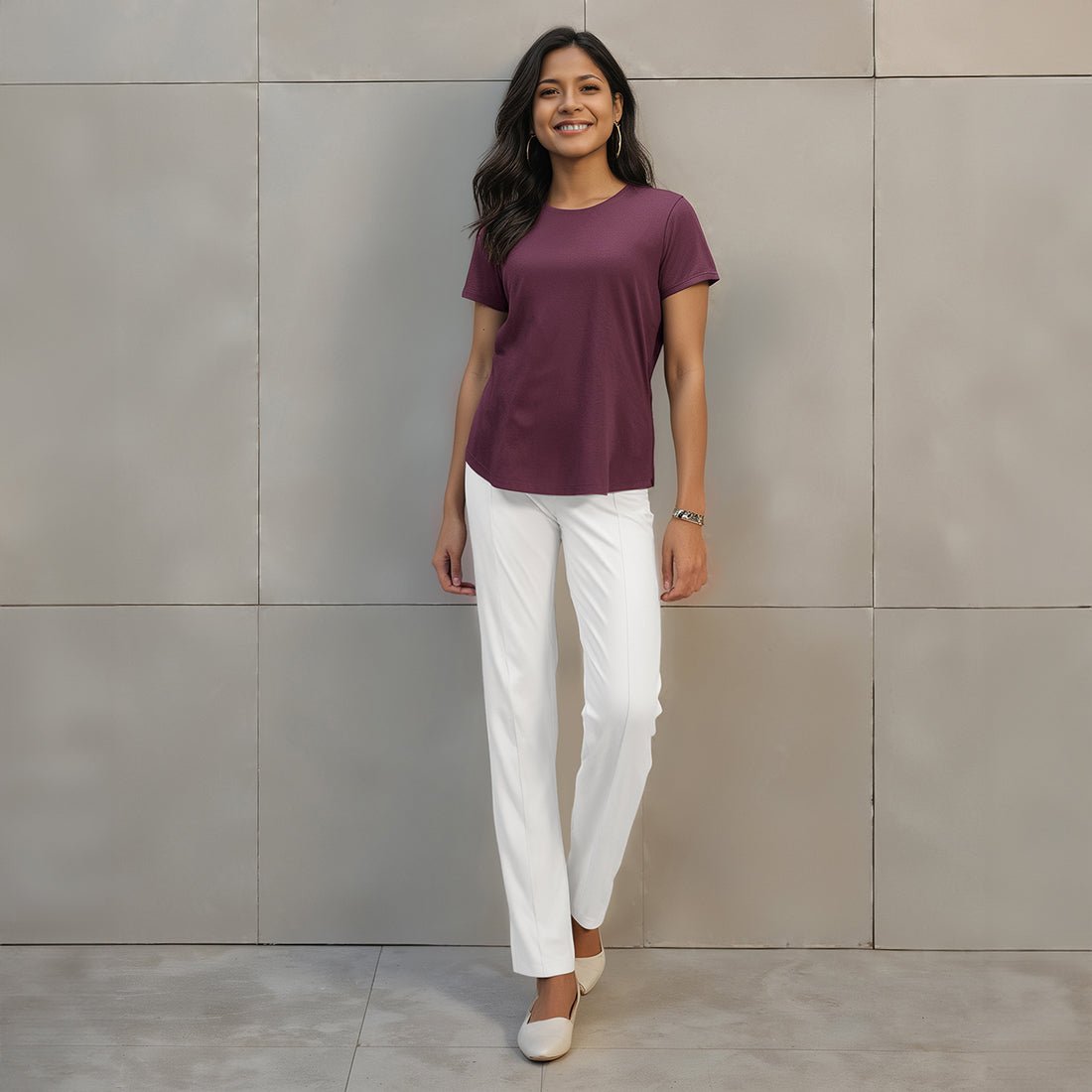 Cotton Pro Curved Hem Tee - BlissClub