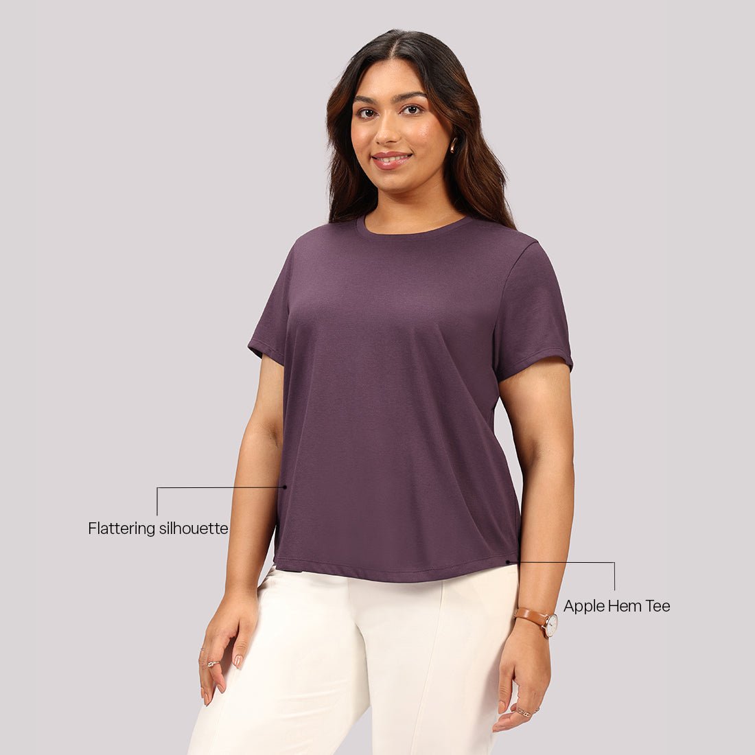 Cotton Pro Curved Hem Tee - BlissClub