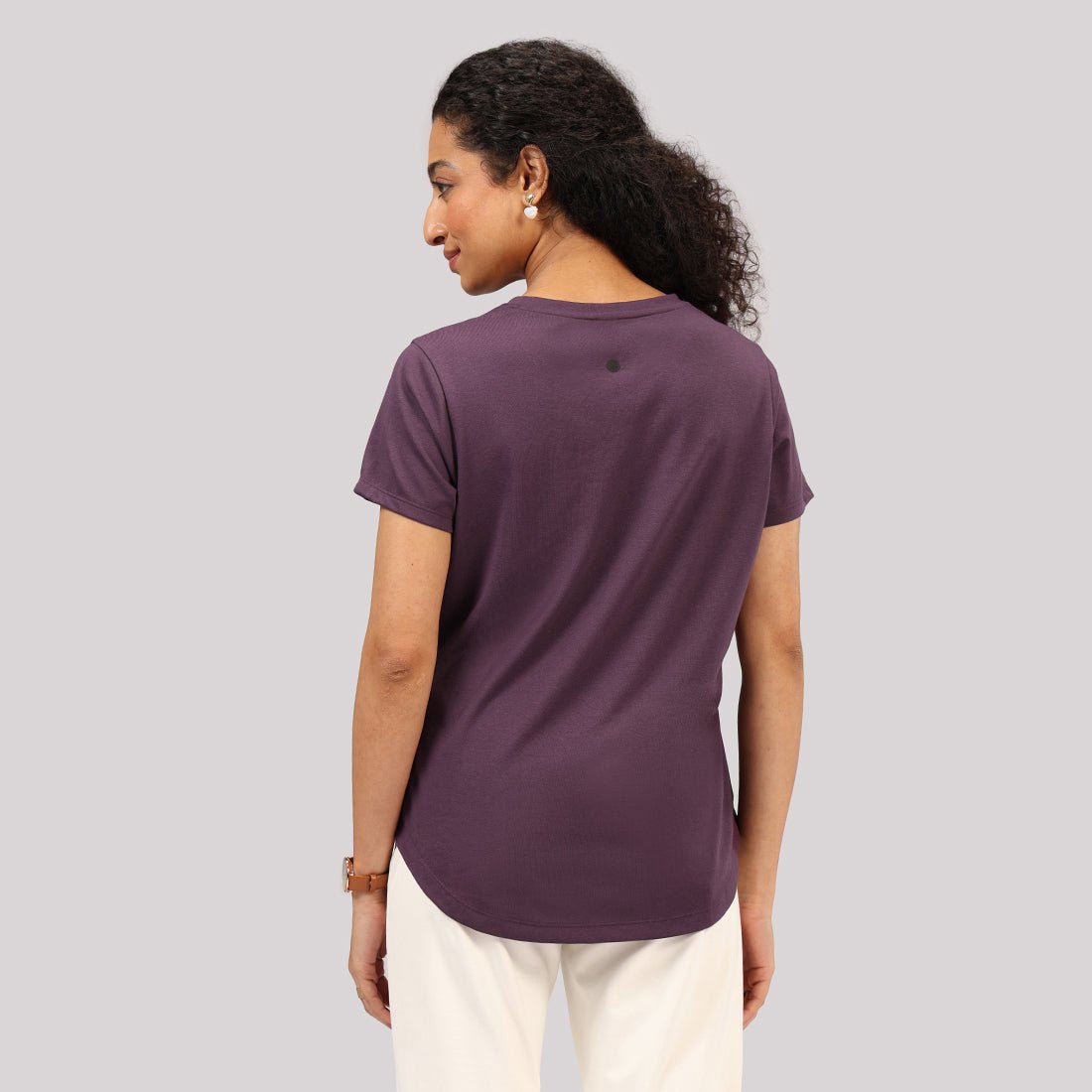 Cotton Pro Curved Hem Tee - BlissClub