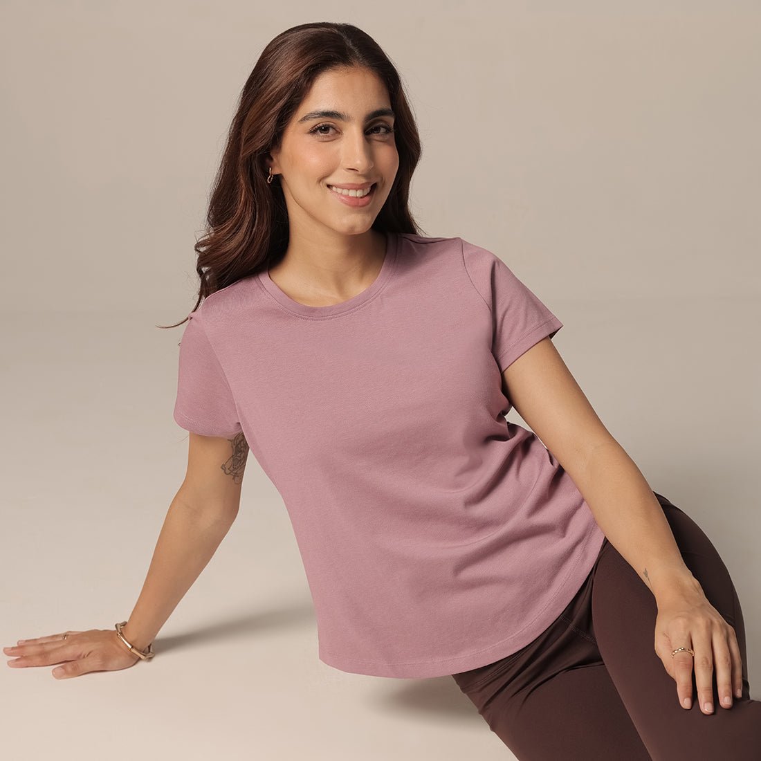 Cotton Pro Curved Hem Tee - BlissClub