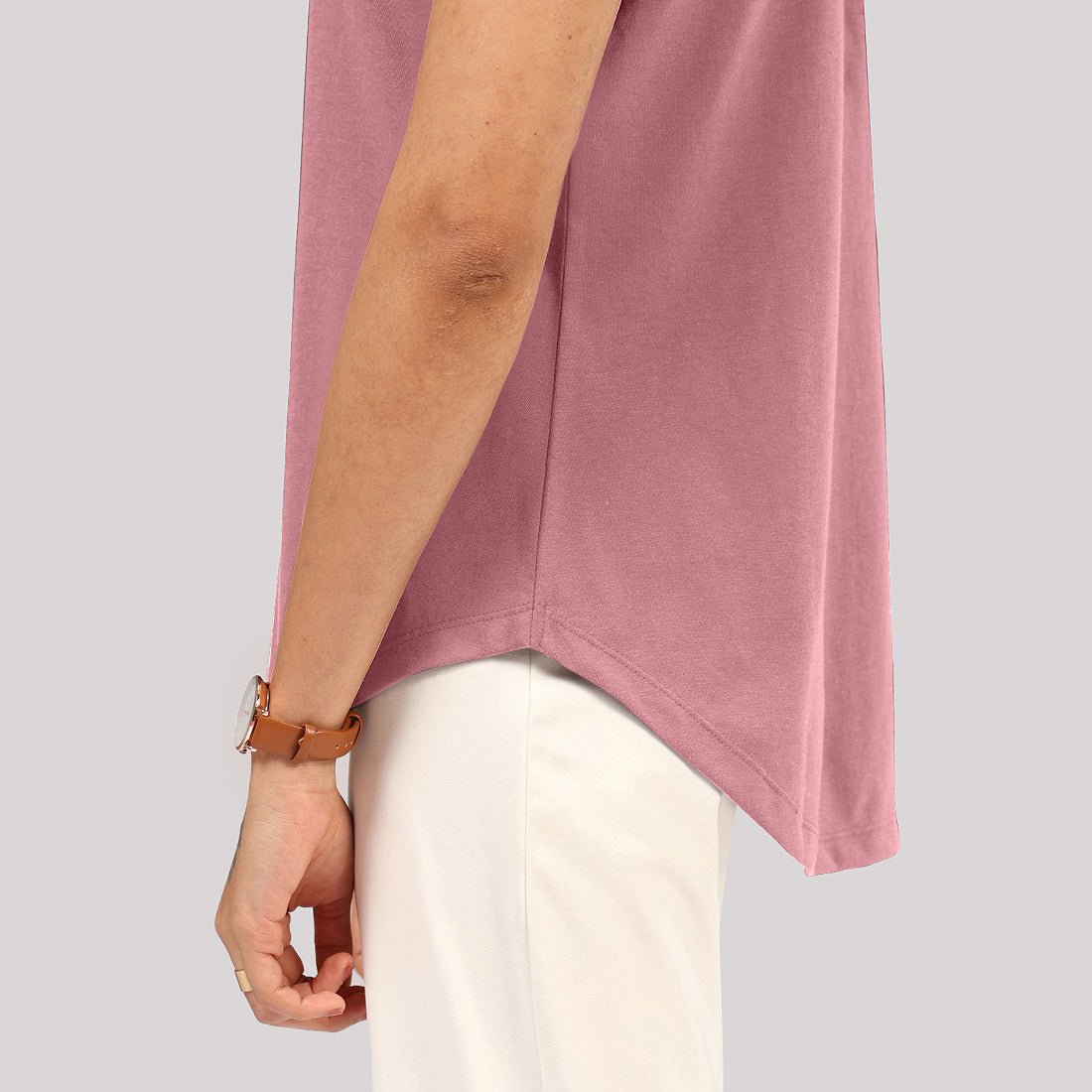 Cotton Pro Curved Hem Tee - BlissClub