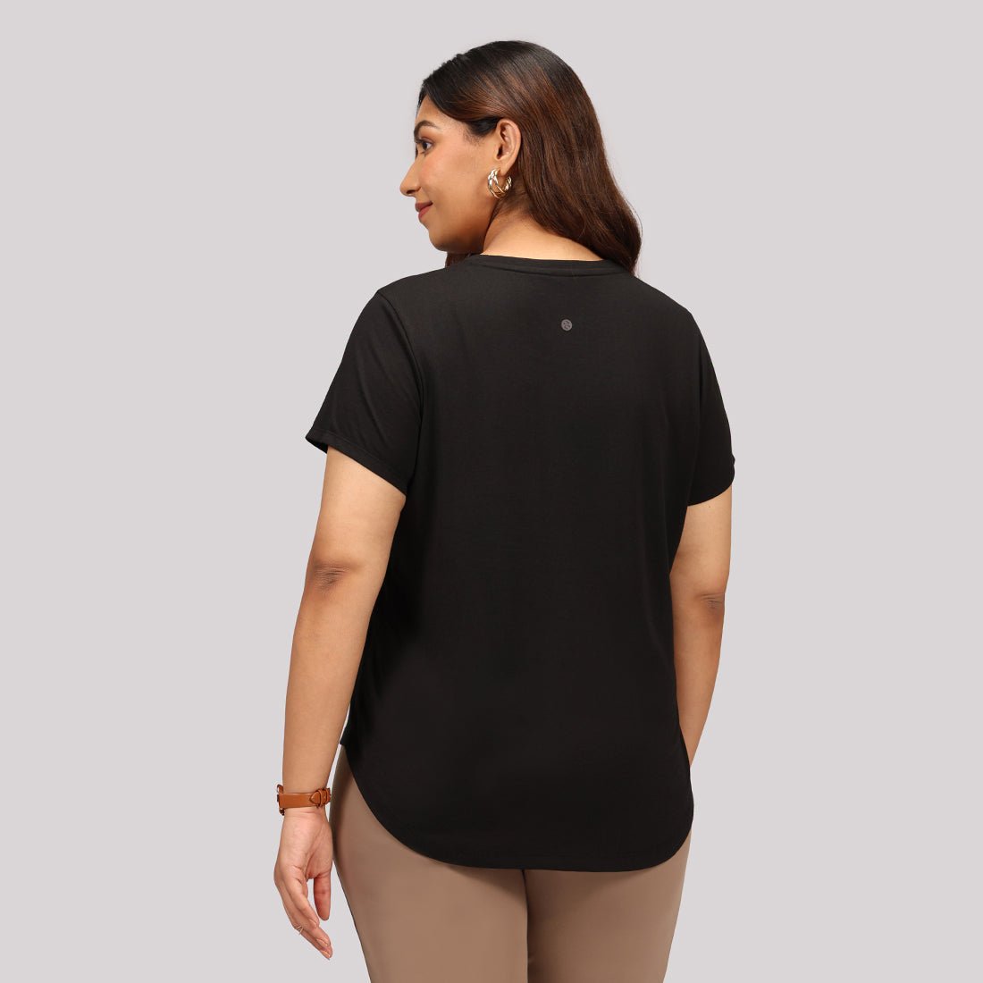 Cotton Pro Curved Hem Tee - BlissClub