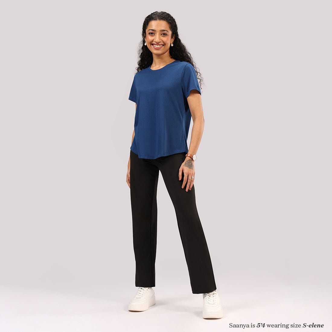 Cotton Pro Curved Hem Tee - BlissClub