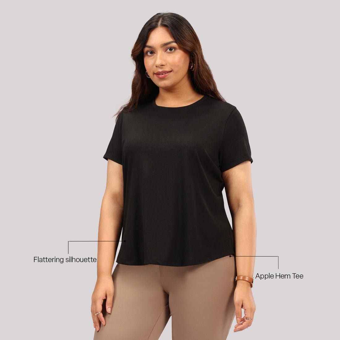 Cotton Pro Curved Hem Tee - BlissClub