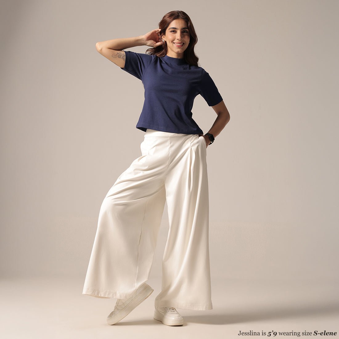 Cotton Pro High Neck Top - BlissClub