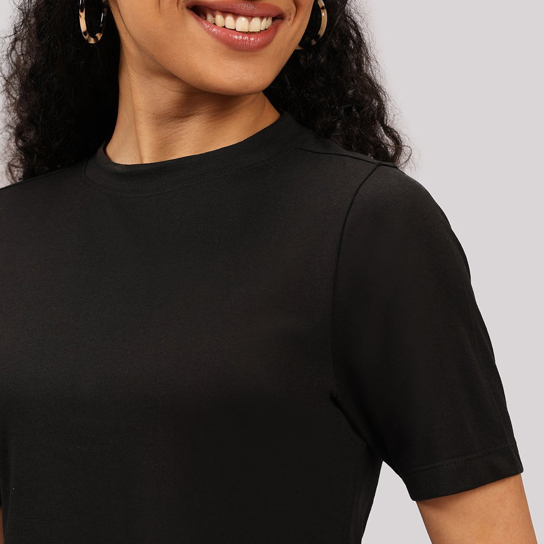 Cotton Pro High Neck Top - BlissClub