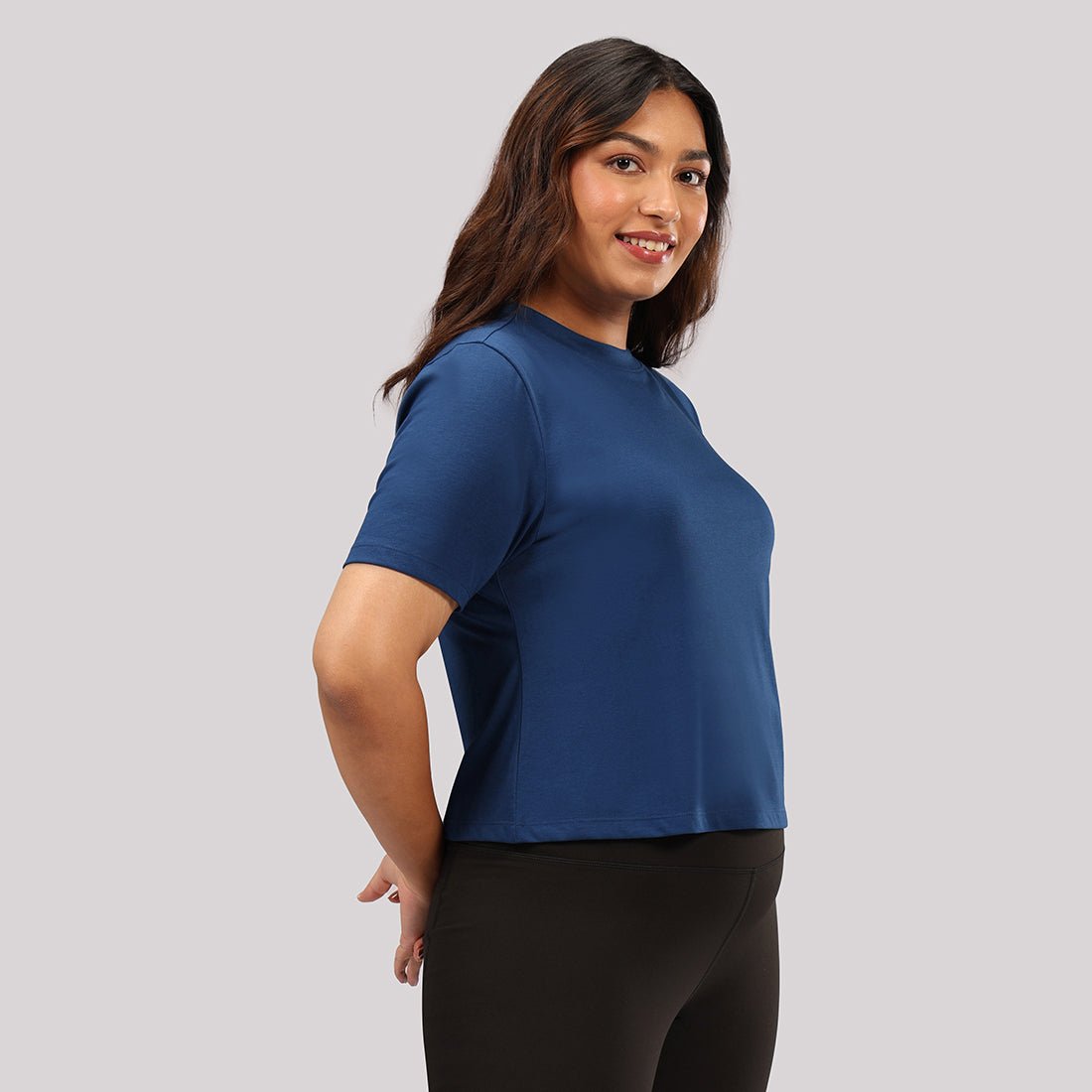Cotton Pro High Neck Top - BlissClub